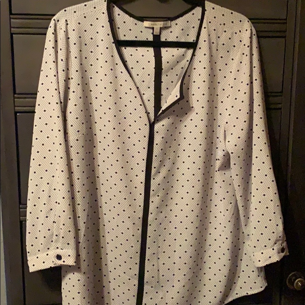 Long sleeve dressy tunic top